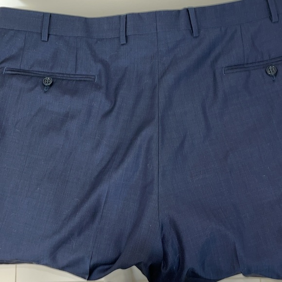 Canali Dress Pants Like New, Size 40” Waist and 33” Inseam.100% Wool, Navy Blue - Picture 11 of 16